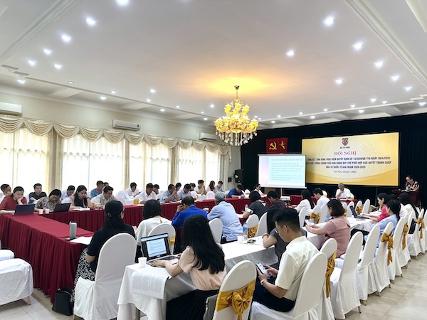 ​Hội nghị tổng kết thực Quyết định số 14/2020/QĐ-TTg ngày 08/4/2020 của Thủ tướng Chính phủ ban hành Quy chế phối hợp giải quyết tranh chấp đầu tư quốc tế giai đoạn 2020-2025
